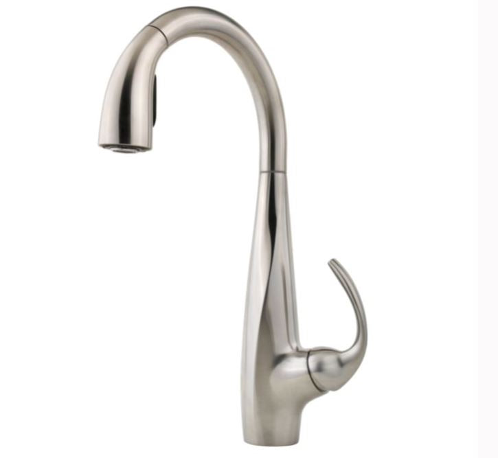 PFISTER Pfister LF-529-7ANS Avanti Single Handle Pull Down Kitchen Faucet in Stainless Steel