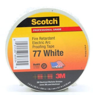 3M 3M 77-BLACK-3X20FT Fire and Electric Arc Proofing Tape 3 Inch x 20 FT