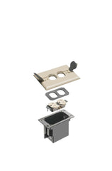 ARLINGTON Arlington FLBRF101LA Non Metallic Box with metal covers for existing floors 20 cu-in (1 Gang) Replacement MPN