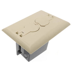 ARLINGTON Arlington FLBRF101LA Non Metallic Box with metal covers for existing floors 20 cu-in (1 Gang) Replacement MPN
