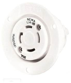 CARRIER Bryant 71430ER Locking Device Receptacle 30A 125/250V NEMA L14-30R