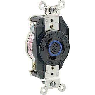 LEVITON Leviton 2370 Locking Receptacle 20 Amp 250 Volt NEMA L11-20R