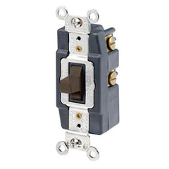 LEVITON Leviton 1262 LEV 1262 BR SW TGL 2P MOMENT CONTAC 30 Amp, 120/277 Volt