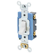 LEVITON Leviton 1201-LHW 15 Amp 120 Volt Lighted Handle Toggle Switch