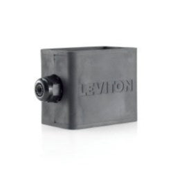 LEVITON Leviton 3059-1E Single-Gang Portable Outlet Box Standard Depth Pendant Style Black