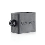 LEVITON Leviton 3059-1E Single-Gang Portable Outlet Box Standard Depth Pendant Style Black