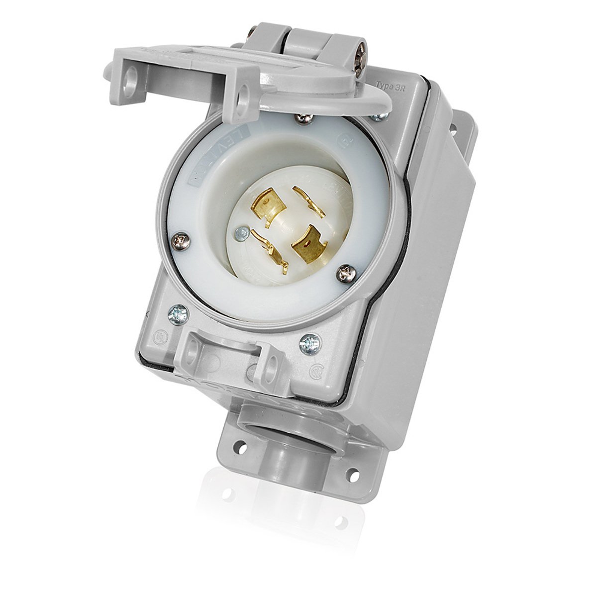 LEVITON Leviton 37830-KIT Generator Kit Inlet 30A 125/250V