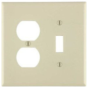 LEVITON Leviton 80505-T Combination Wallplate Midway Size 2 Gangs