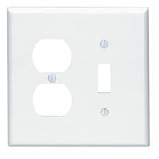 LEVITON Leviton 80505-T Combination Wallplate Midway Size 2 Gangs
