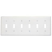LEVITON Leviton 84036-40 6-Gang Toggle Device Mount Switch Standard Size