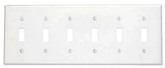 LEVITON Leviton 84036-40 6-Gang Toggle Device Mount Switch Standard Size