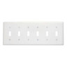 LEVITON Leviton 84036-40 6-Gang Toggle Device Mount Switch Standard Size