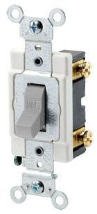 LEVITON Leviton CSB1-15G GY SW TGL SP 15A120/277VAC Replacement MPN