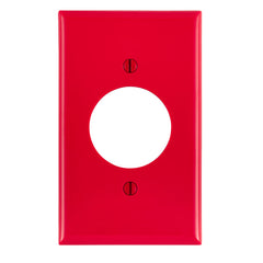 LEVITON Leviton 80720-R Standard Size Traditional Wall Plate Power 2-3/4 in W x 4-1/2 in H