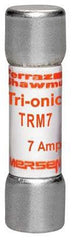 MERSEN Mersen TRM7 Low-Voltage General Purpose Fuse, 7A at 250V AC, Time-Delay, Midget