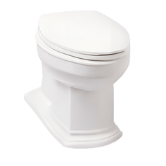 MANSFIELD PLUMBING Mansfield Plumbing 4115WH Mansfield Barrett Elongated SmartHeight Toilet Bowl Only, Concealed Trap, White