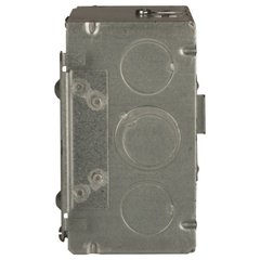 RACO RACO 248MS 4 Square Box, Welded with (2) STAB-IT Connectors, 600V, (2-1/8 Deep)
