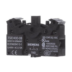 SIEMENS Siemens 3SB3400-0B Contact Block 400/300 VAC 24 VDC 6 Amp 1NO