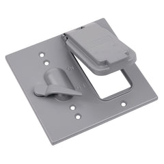 RED DOT Red Dot 2CCTG 2-Gang Toggle with GFI Cover