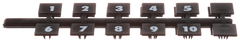SIEMENS Siemens NBK1 Press-In Number Kit 1-18 P
