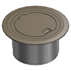 STEEL CITY Steel City 68R-CST-BRN Recessed Service Floor Box Cover Kit Brown