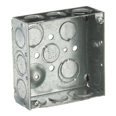 STEEL CITY Steel City 521511234EWGB Square Box 21 Cu In 4 Steel Square Box 1-1/2 Deep