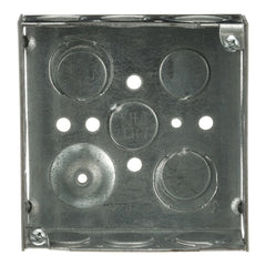 STEEL CITY Steel City 521511234EWGB Square Box 21 Cu In 4 Steel Square Box 1-1/2 Deep