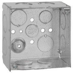 STEEL CITY Steel City 521713/4 4 Steel Square Box 30.3 cu.in. 3/4 & 1/2 Eccentric KOs