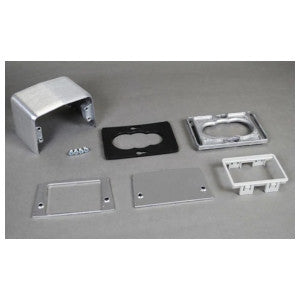 WIREMOLD Wiremold 525A Fitting Communication Die Cast Aluminum 4-Piece Replacement Fitting