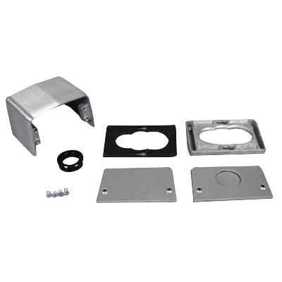 WIREMOLD Wiremold 525A Fitting Communication Die Cast Aluminum 4-Piece Replacement Fitting
