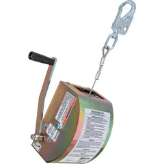 HONEYWELL Honeywell Miller 8442-Z7/65FT ManHandler Hoist, 3/16 Galvanized Steel Wire Rope, Snap Hook, 350 lbs Capacity