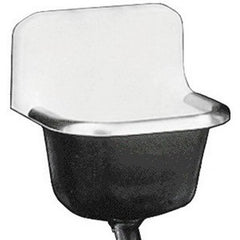 KOHLER Kohler K-6716-0 Bannon Single-Bowl Cast Iron Wall Mounted Or P-Trap Mounted Service Sink