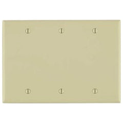 LEVITON Leviton 80735-I Standard Size Blank Wall Plate 3 Gangs Box Mount