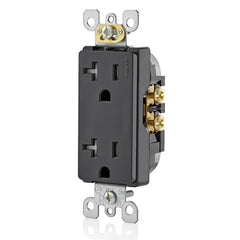 LEVITON Leviton T5825-E Decora 20A-125V TR Duplex Receptacle