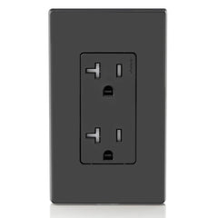LEVITON Leviton T5825-E Decora 20A-125V TR Duplex Receptacle