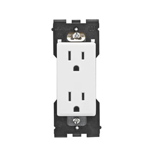 LEVITON Leviton RER15-WW Renu Tamper-Resistant Outlet 15A-125VAC in White on White