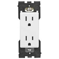 LEVITON Leviton RER15-WW Renu Tamper-Resistant Outlet 15A-125VAC in White on White