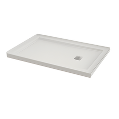 MAAX MAAX 420006-R-501-001 Maax B3Square 60 inch x 36 inch x 4 inch Acrylic Alcove Shower Base Right Drain