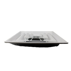 METAL-FAB Metal-Fab L3C14I 24 inch W x 24 inch H 14 inch Collar 3-Cones Light Commercial Insulated Ceiling Diffuser