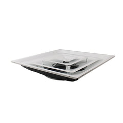 METAL-FAB Metal-Fab L3C14I 24 inch W x 24 inch H 14 inch Collar 3-Cones Light Commercial Insulated Ceiling Diffuser