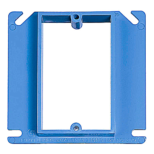 CARLON Carlon A411 4 Square 1-Gang Box Cover 5/8 Raised