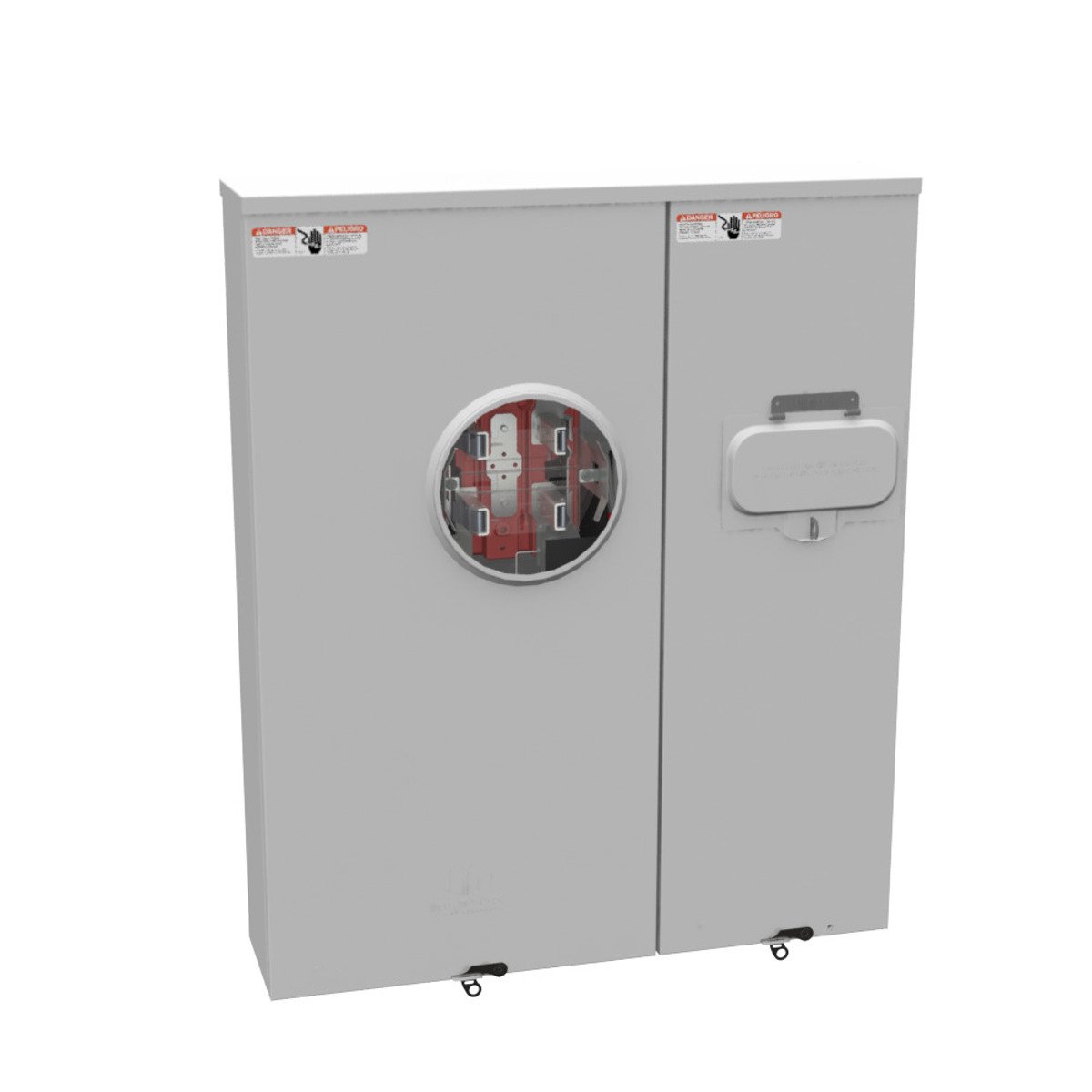 MILBANK Milbank U4031-O-2/200 4 Term Ringless Plain Top Lever Bypass 2-200 Amp Main Breaker