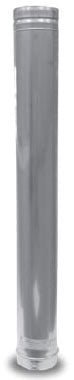 NORITZ Noritz VP4-36STR 4 x 36, Stainless Steel, Straight, Single Wall, Vent Pipe for Water Heater