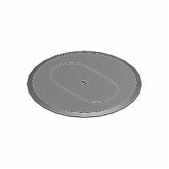 ABB ABB P68DRCGRY Steel City P-68-DRC-GRY Non-Metallic Carpet Plate and Cover 6 in Diameter