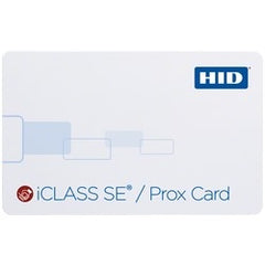 HID GLOBAL HID Global 3150RGGMNM iClass SE Prox Card, Polyester/PVC, 2k Bits with HID Format