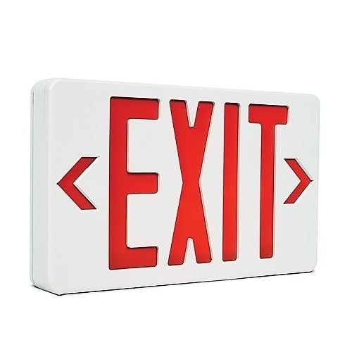 MIRCOM Mircom EL-7007RX-180 Thermo Plastic Exit Sign, 180min Battery Backup, Red