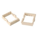 ORTRONICS Ortronics HDJTJA20 Adapter Bezel, 0.73 W x 0.92 H, Fog White, Polycarbonate