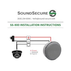 SOUNDSECURE SS-800 SOUND DEVICES