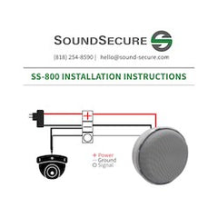 SOUNDSECURE SS-800 SOUND DEVICES