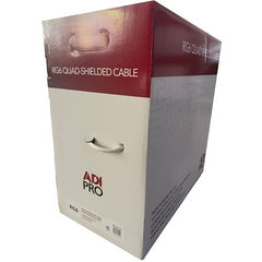 ADI PRO ADI PRO RN-7001101 RG6 CCS Quad-Shielded CATV Cable, 1000' Express Box, RN-7001101